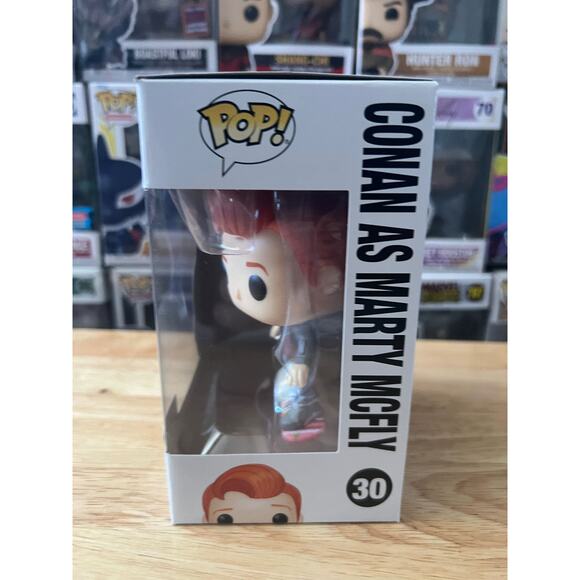 VAULTED Conan O'Brien as Marty McFly Back to the Future Funko Pop #30 Movies TBS - Picture 4 of 6